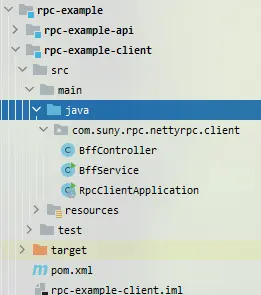 rpc-example-client模块